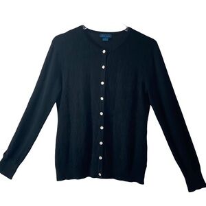 Select + Trend Women’s 9 Button Front Long Sleeve Sweater Size Medium.